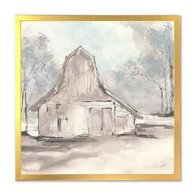 Farmhouse Barn Grey VI  Wall Art