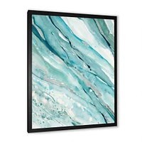 Silver Springs I Blue Green  Wall Art