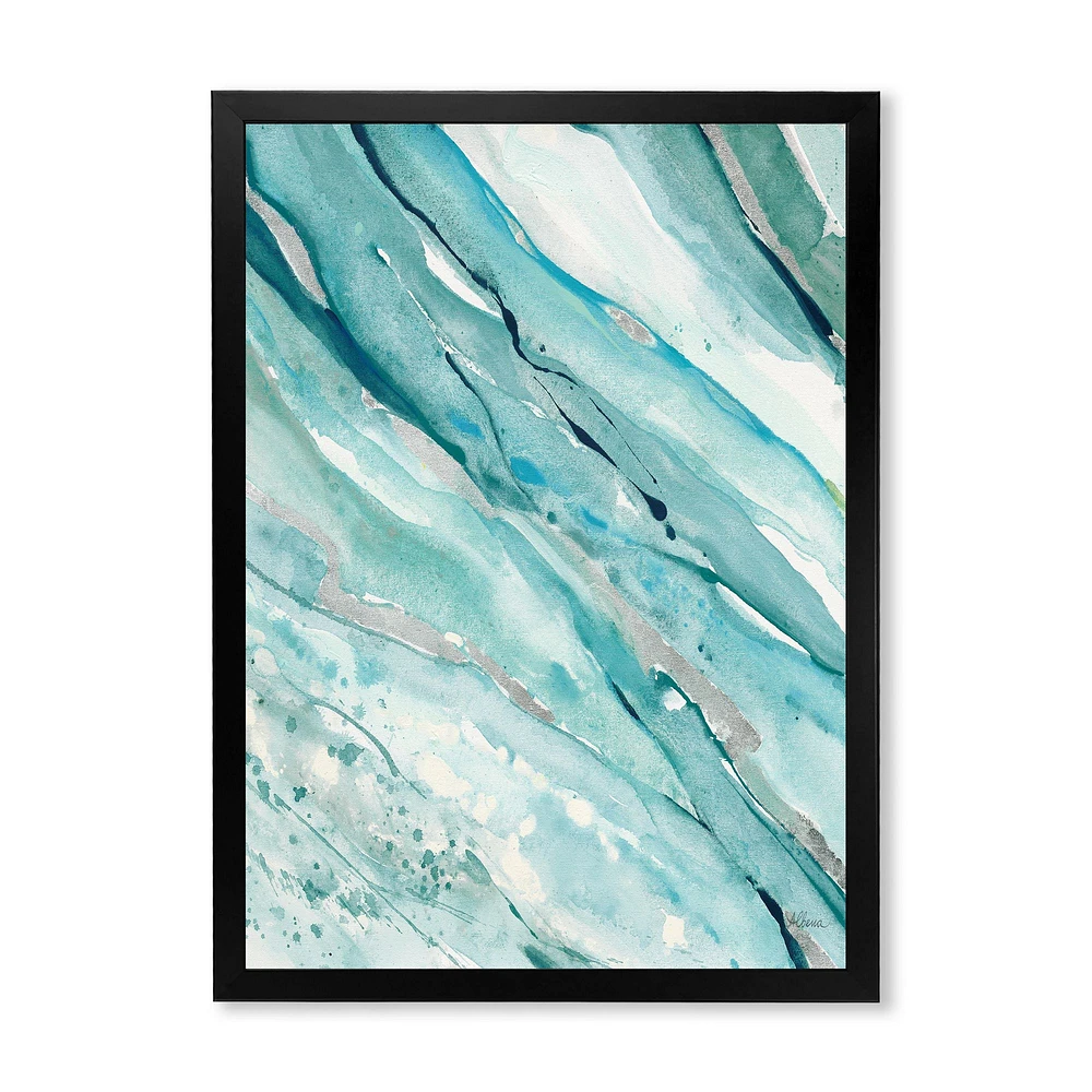 Silver Springs I Blue Green  Wall Art