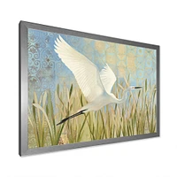 Toile « Snowy Egret Flight vII