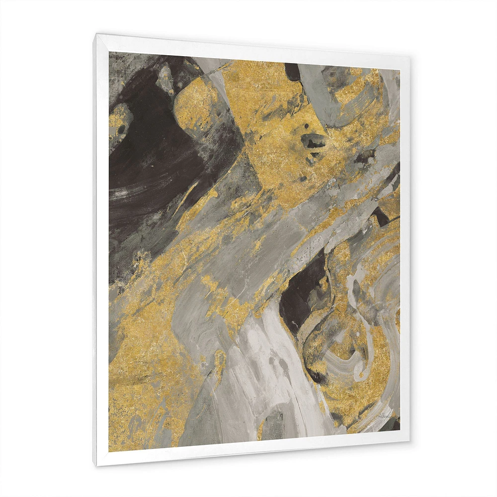 Marble Gold and Black  Wall Art