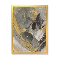 Marble Gold and Black II  Wall Art