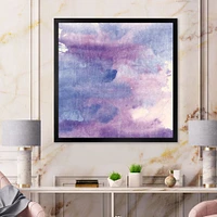 Watercolor Purple Haze II  Wall Art