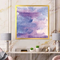 Watercolor Purple Haze II  Wall Art