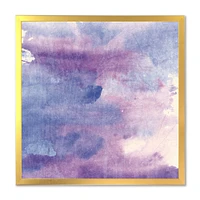 Watercolor Purple Haze II  Wall Art