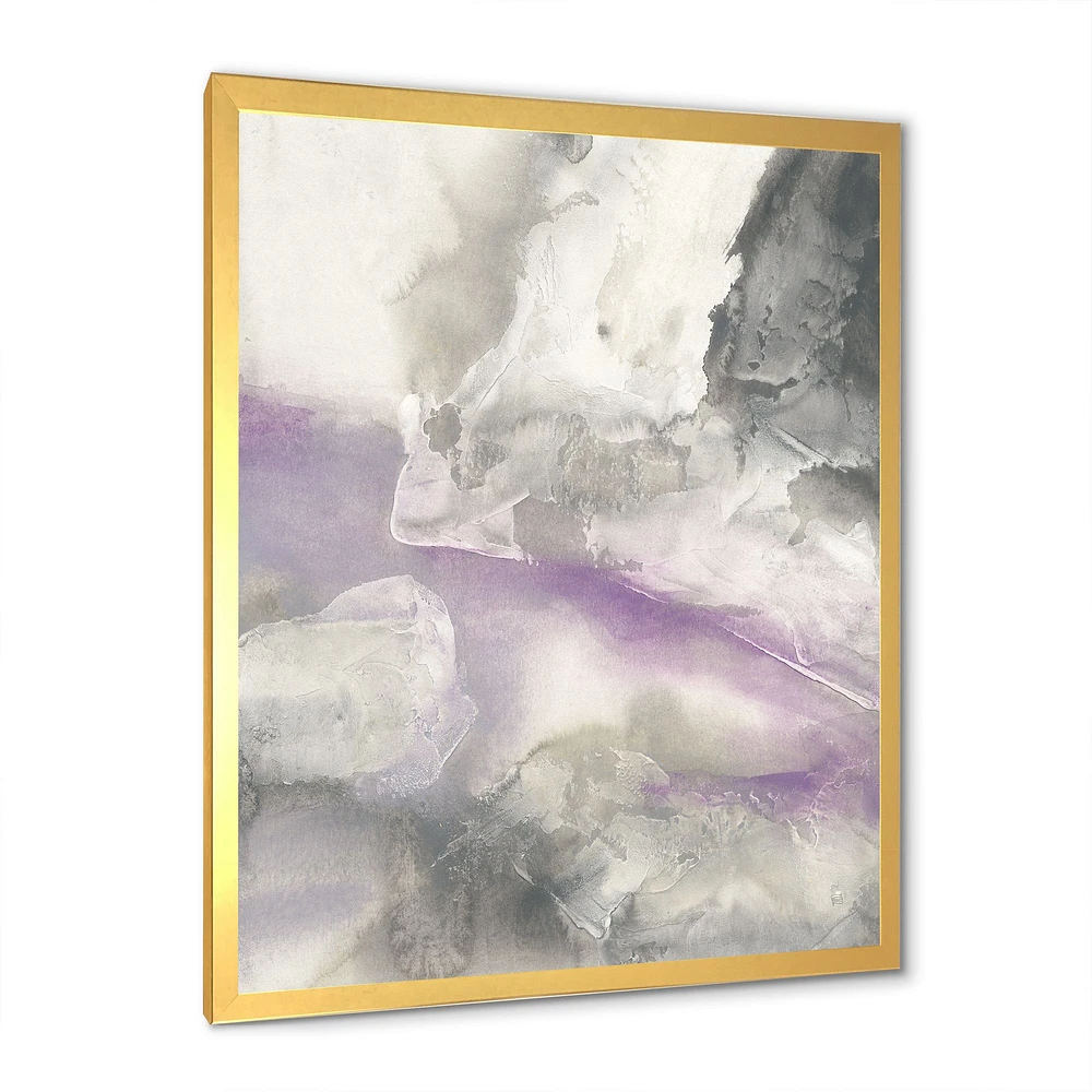 Watercolor Minimal Purple Tones I  Wall Art