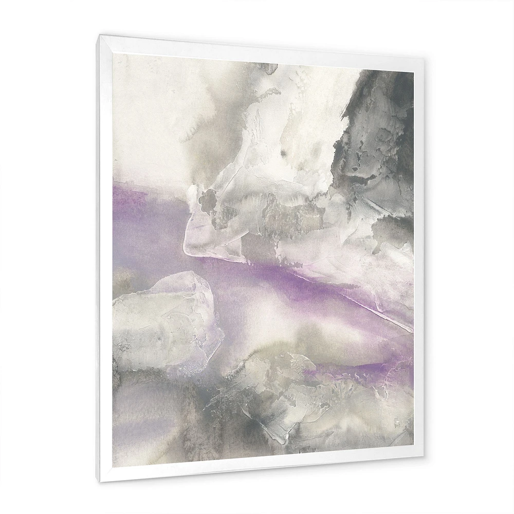 Watercolor Minimal Purple Tones I  Wall Art