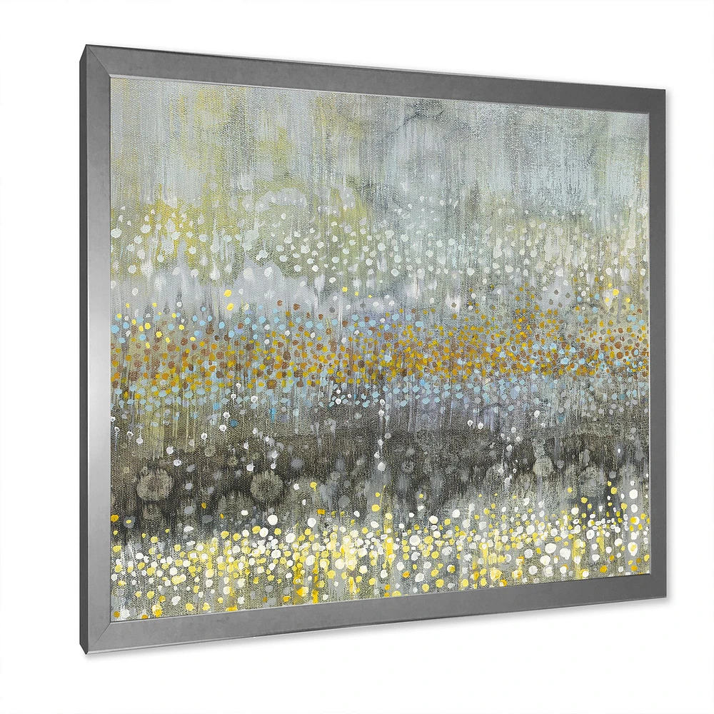 Glam Rain Abstract III - Modern & Contemporary Wall Art