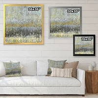 Glam Rain Abstract III - Modern & Contemporary Wall Art