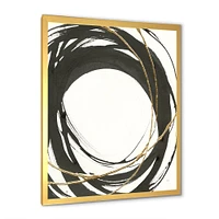 Gold Glamour Circle II  Wall Art