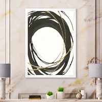 Gold Glamour Circle II  Wall Art