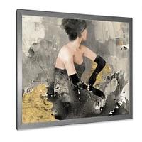 Gold Fashion Dance  Wall Art