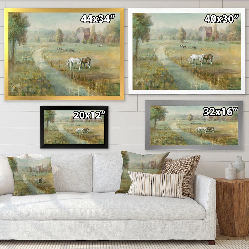 Tranquil Country Field  Wall Art