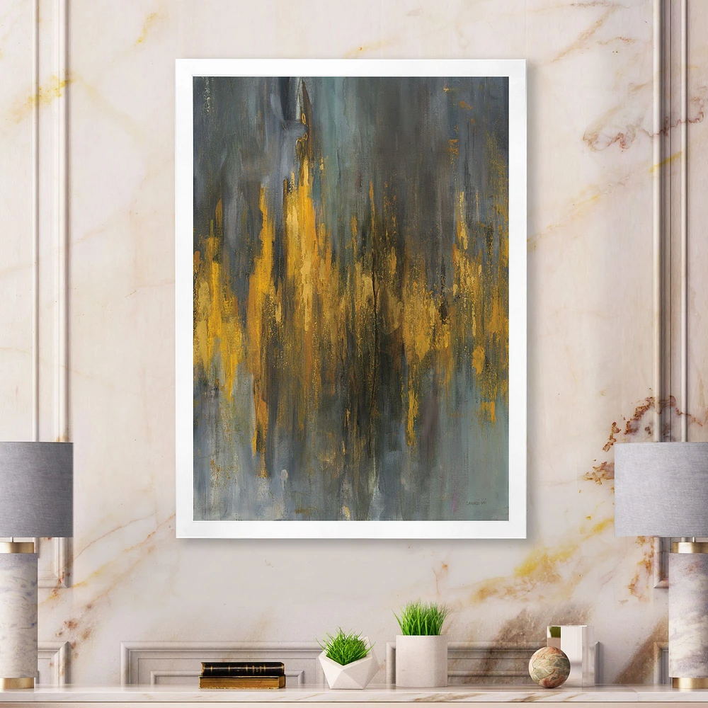 Black and Gold Glam Abstract Wall Art