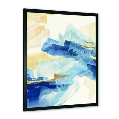 Toile « Metallic Gold Indigo II »
