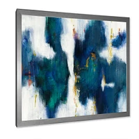 Blue Glam Texture I  Wall Art