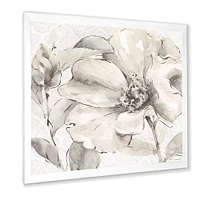 Toile « Indigold Grey Peonies IV »