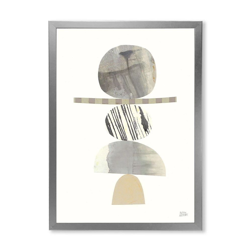 Geometric Balance Neutral I  Wall Art