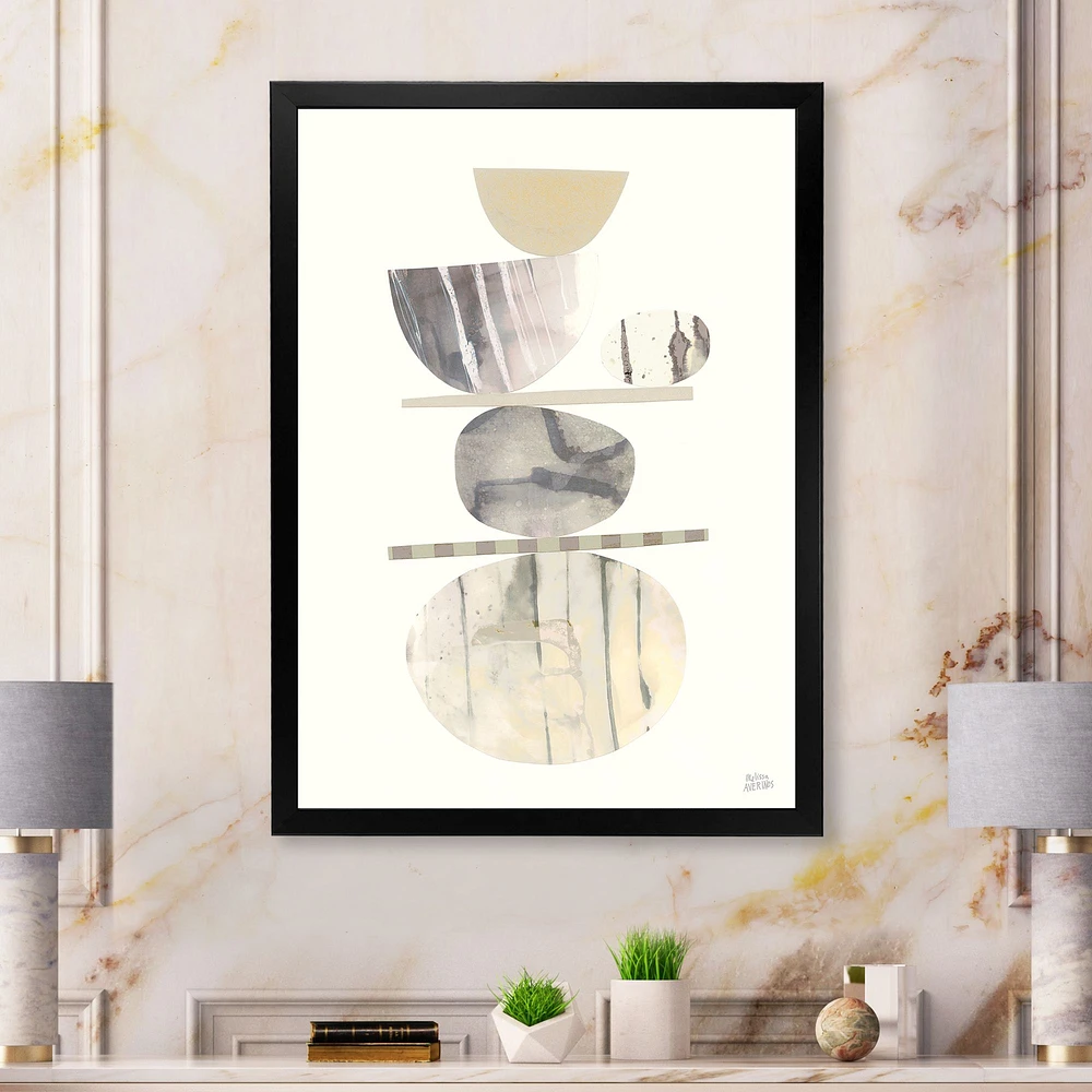 BalanceAbstract Neutral II Wall Art