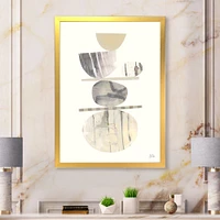 BalanceAbstract Neutral II Wall Art