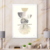 BalanceAbstract Neutral II Wall Art