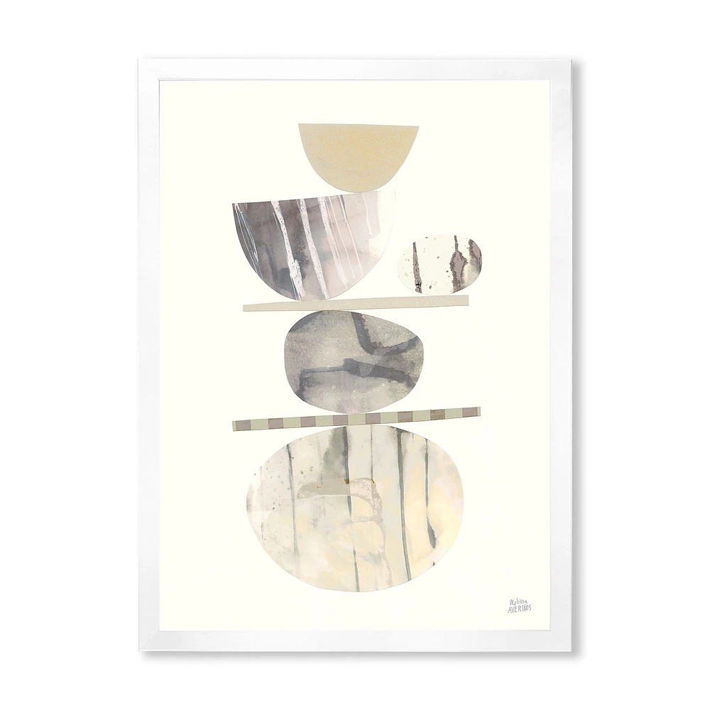 BalanceAbstract Neutral II Wall Art