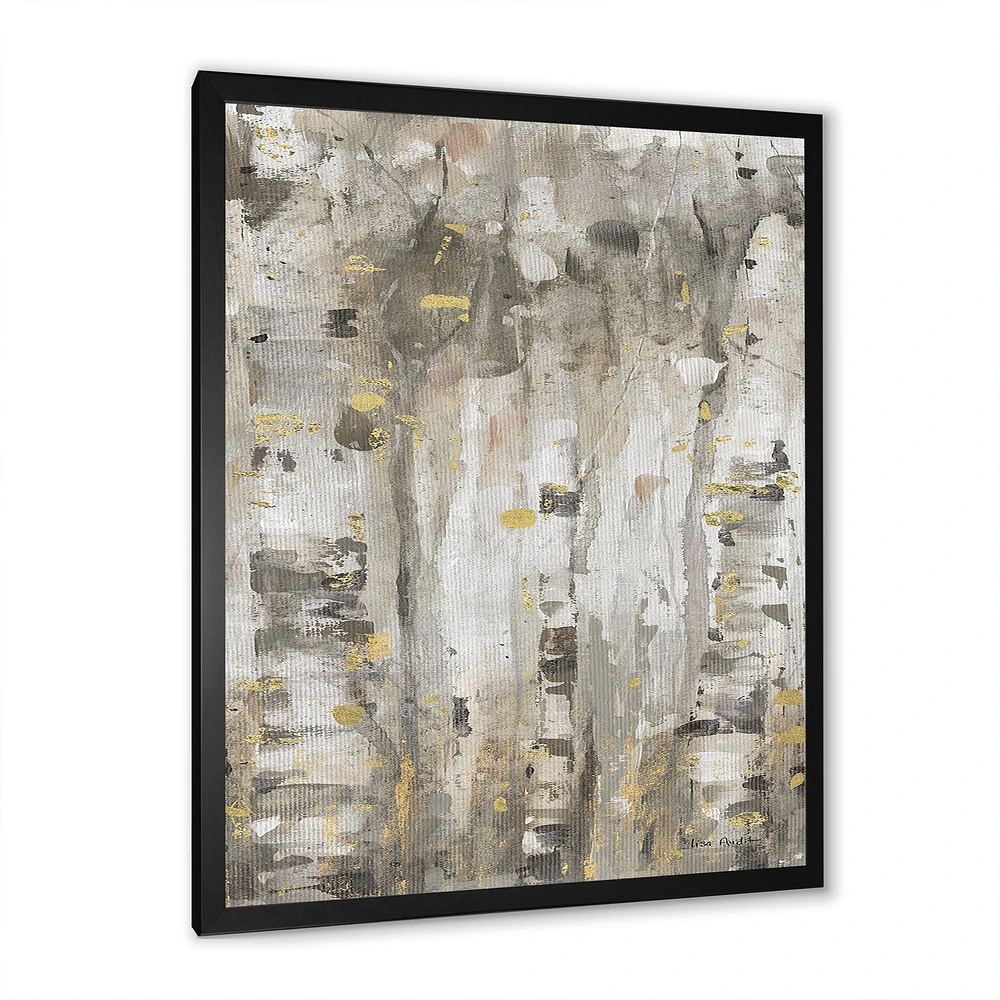 The Modern Grey Forest Wall Art