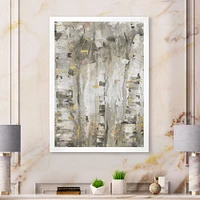 The Modern Grey Forest Wall Art