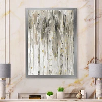 The Modern Grey Forest IV  Wall Art