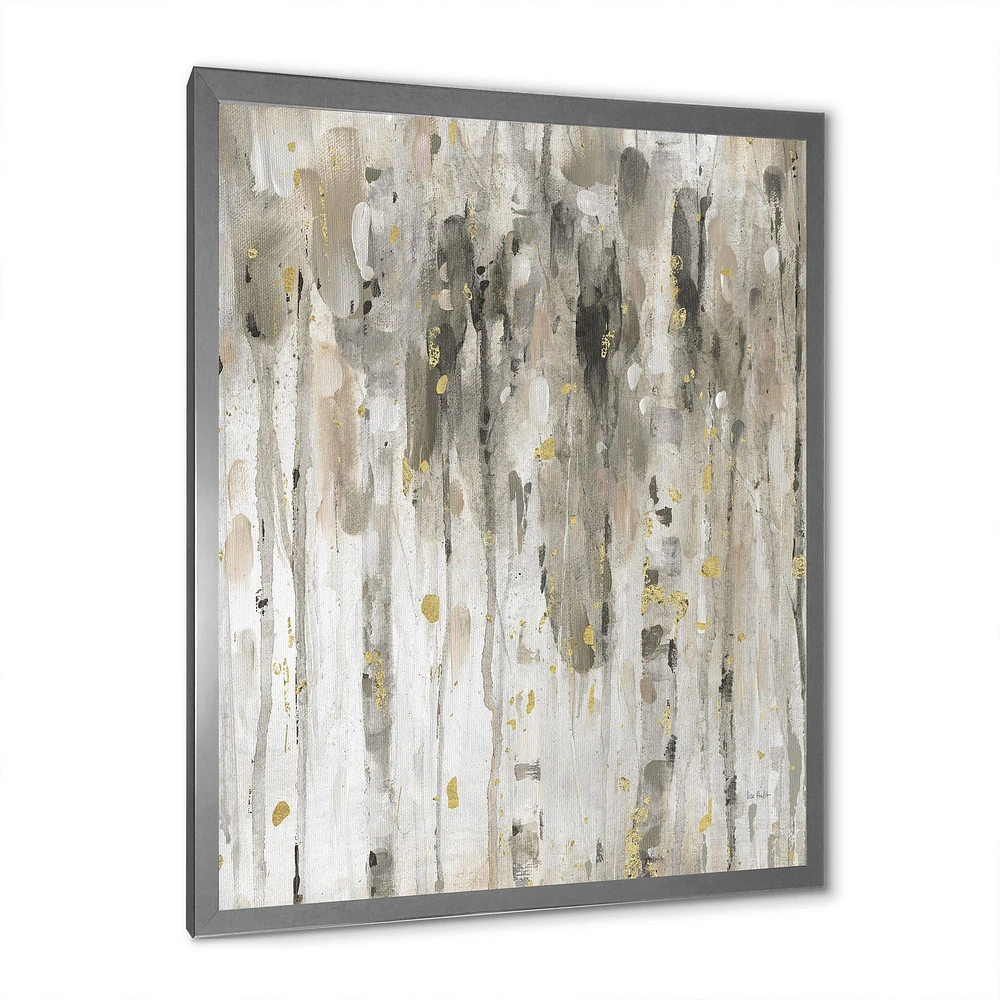 The Modern Grey Forest IV  Wall Art