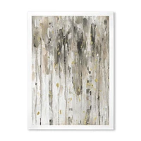 The Modern Grey Forest IV  Wall Art