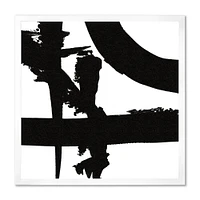 Toile « Black and White Crossing Paths I »