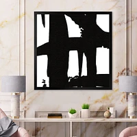 Black & White Crossing Paths II Wall Art