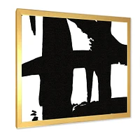 Black & White Crossing Paths II Wall Art