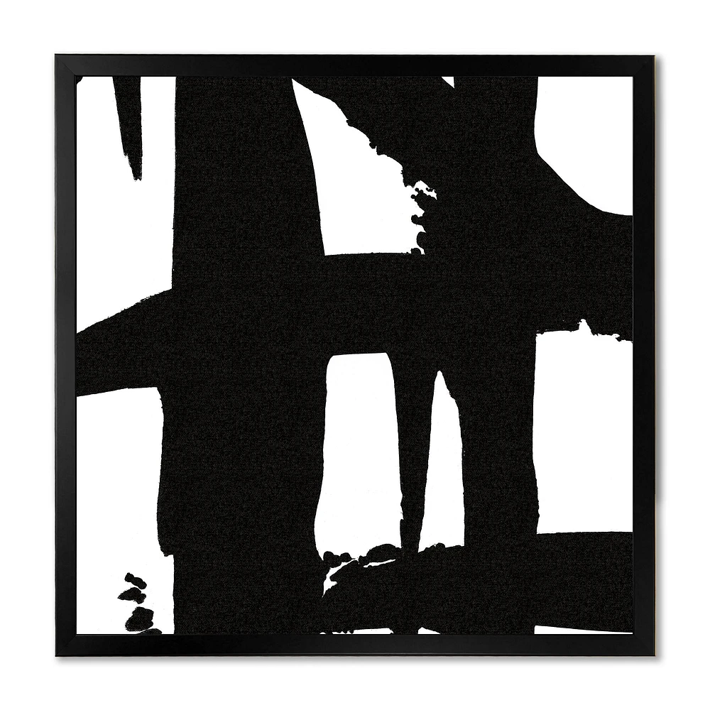 Black & White Crossing Paths II Wall Art