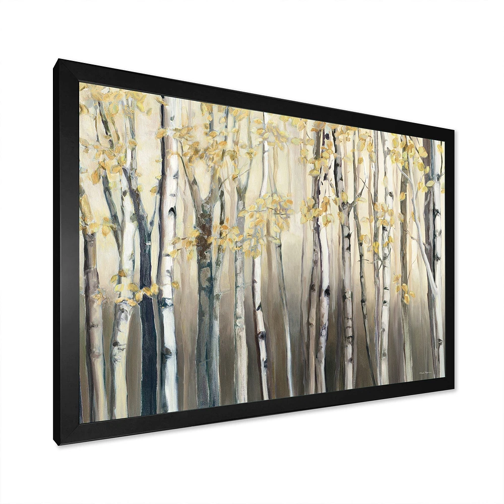 Toile « Golden Birch Forest I »