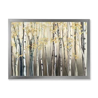 Toile « Golden Birch Forest I »