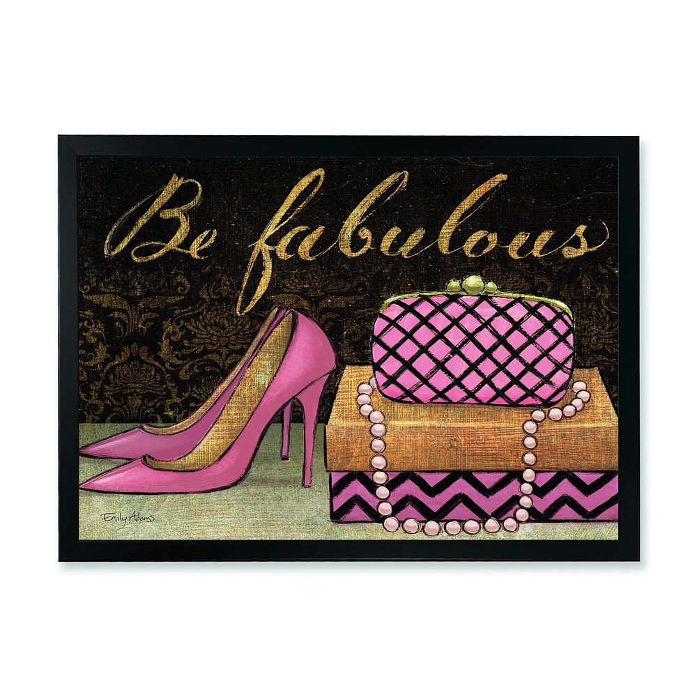 Gold Fabulous Life Style III  FrenchWall Art