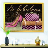 Gold Fabulous Life Style III  FrenchWall Art