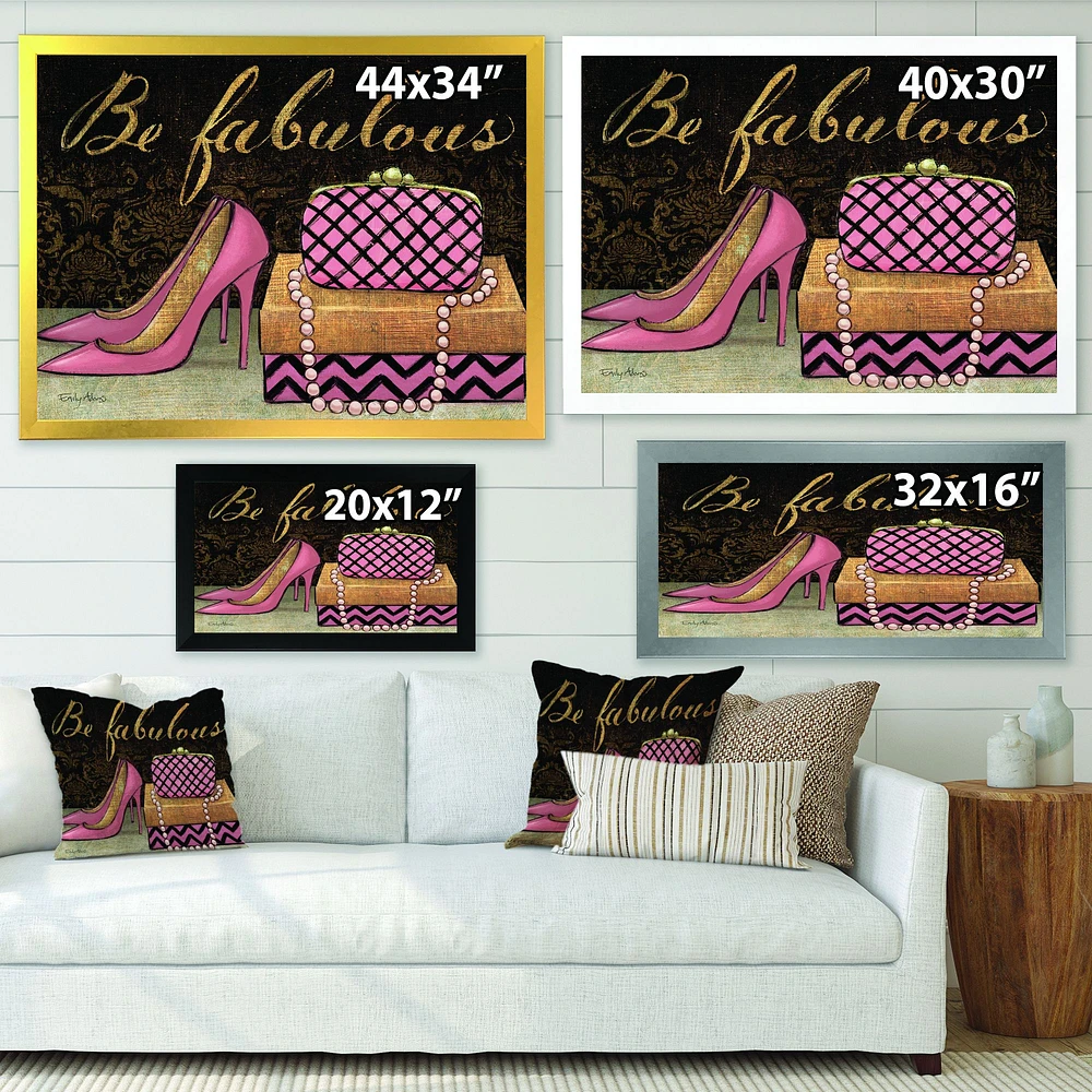 Gold Fabulous Life Style III  FrenchWall Art