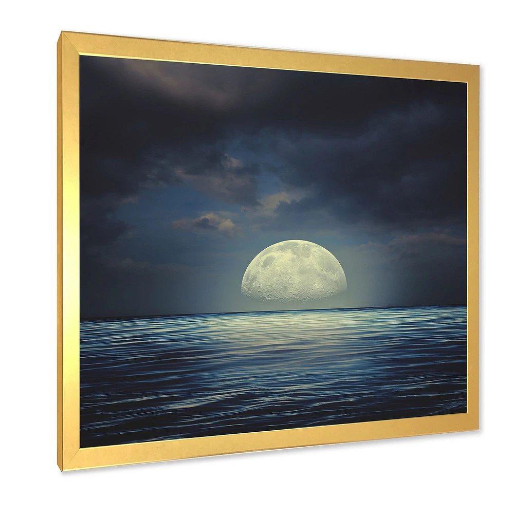 Toile « Super Moon Over The Sea II