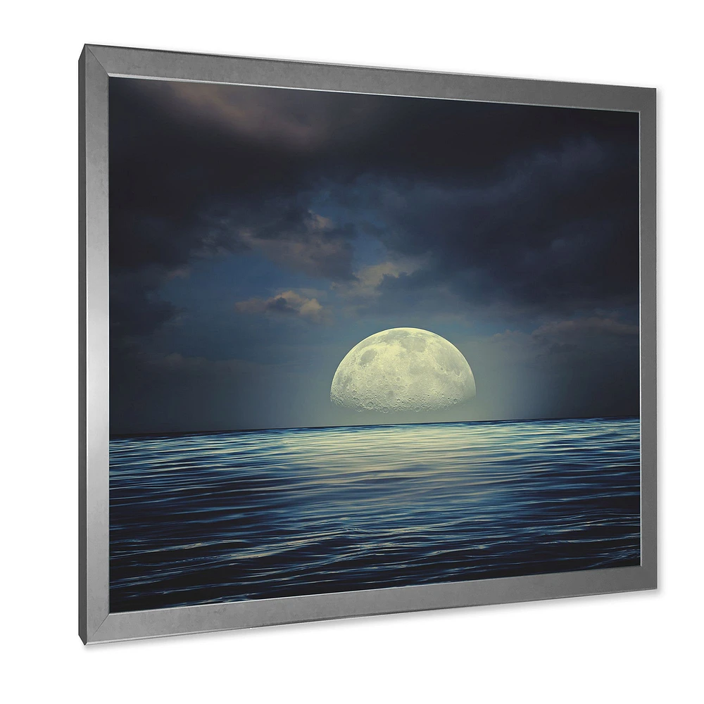 Toile « Super Moon Over The Sea II