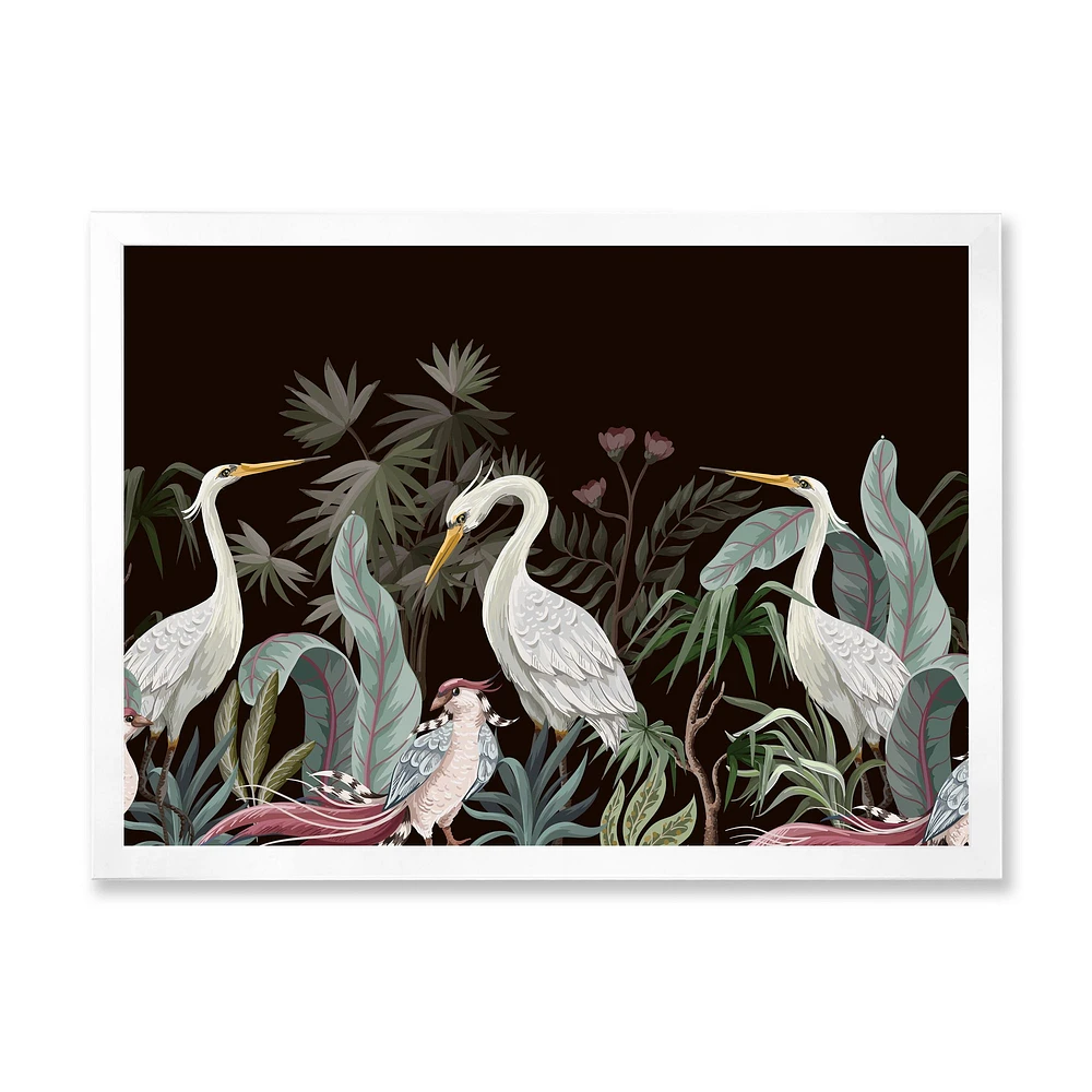 Chinoiserie with Birds and Peonies III  Wall Art