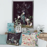 Chinoiserie with Birds and Peonies V  Wall Art