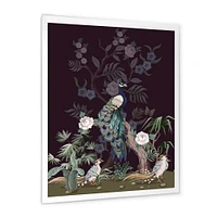 Chinoiserie with Birds and Peonies V  Wall Art