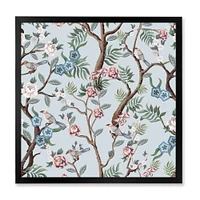 Toile « Chinoiserie with Birds and Peonies X