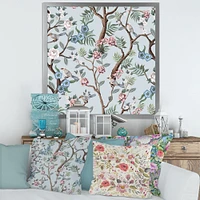 Chinoiserie with Birds and Peonies X  Wall Art