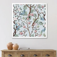 Chinoiserie with Birds and Peonies X  Wall Art