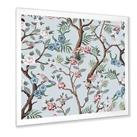 Chinoiserie with Birds and Peonies X  Wall Art