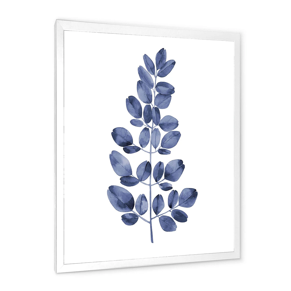 Navy Blue Eucalyptus II  Wall Art